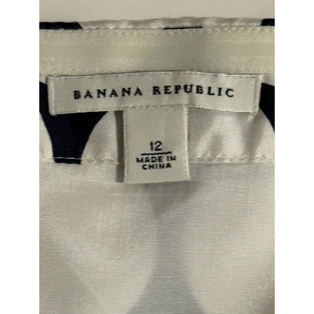 Banana Republic 100% Silk Strapless Sheath Dress Polka Dot Pockets Retro Mod 12 - Picture 12 of 16